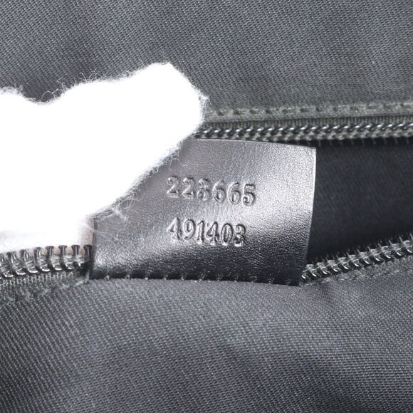 Gucci Bright Diamante 223665 Leather Business Bag Crossbody Shoulder Tote Black - Picture 9 of 9